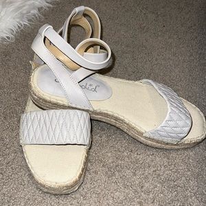 Splendid Leather Espadrilles Sz 10